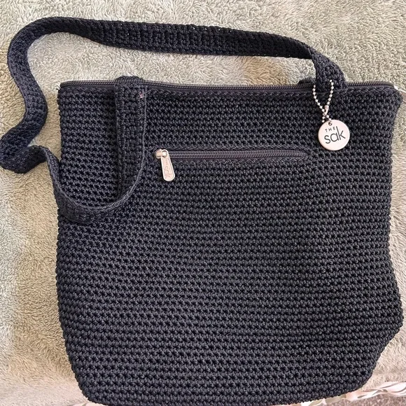 The Sak Black Knit Tote Bag - Picture 3 of 7
